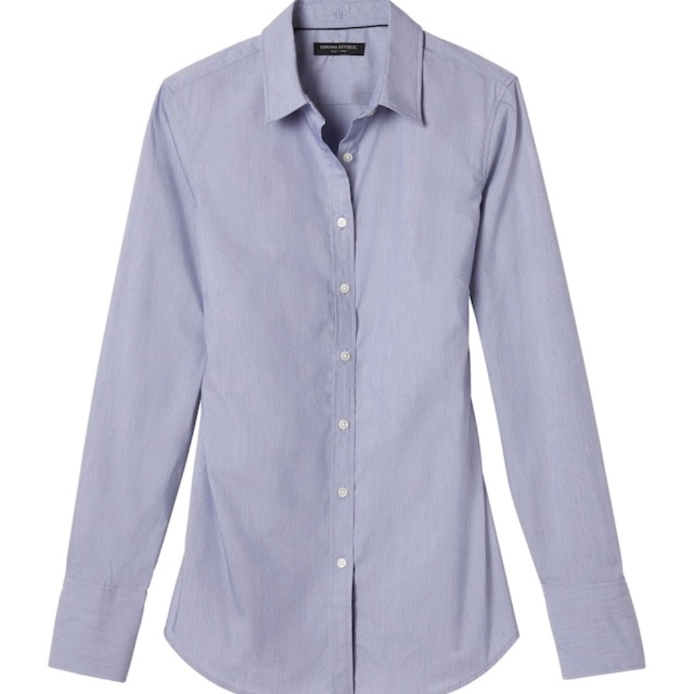 Banana Republican Riley Tailored-Fit button up sz0